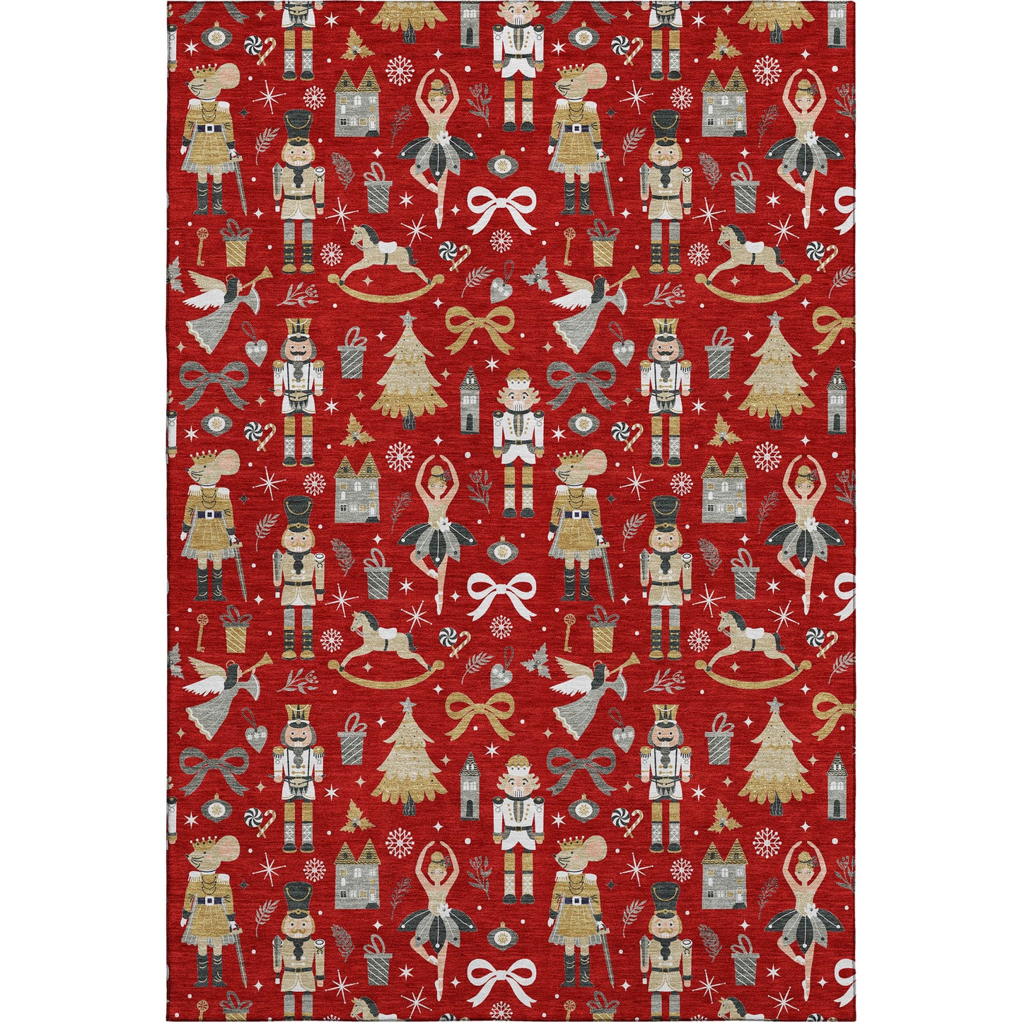 Dalyn Rugs Merry & Bright  Red  Holiday