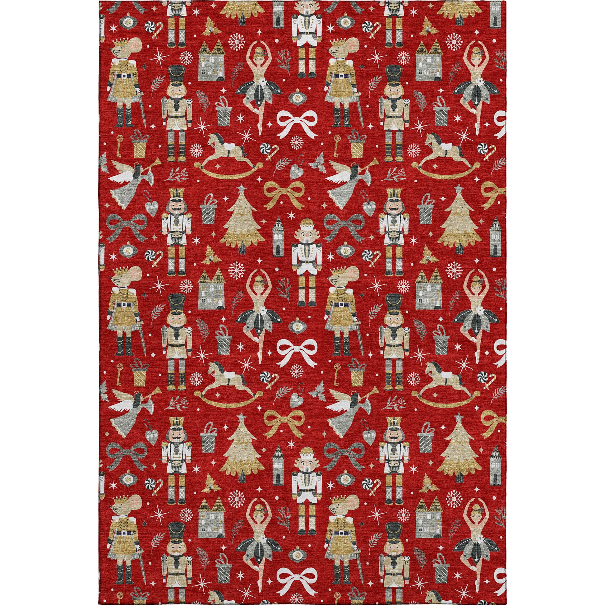 Dalyn Rugs Merry & Bright  Red  Holiday