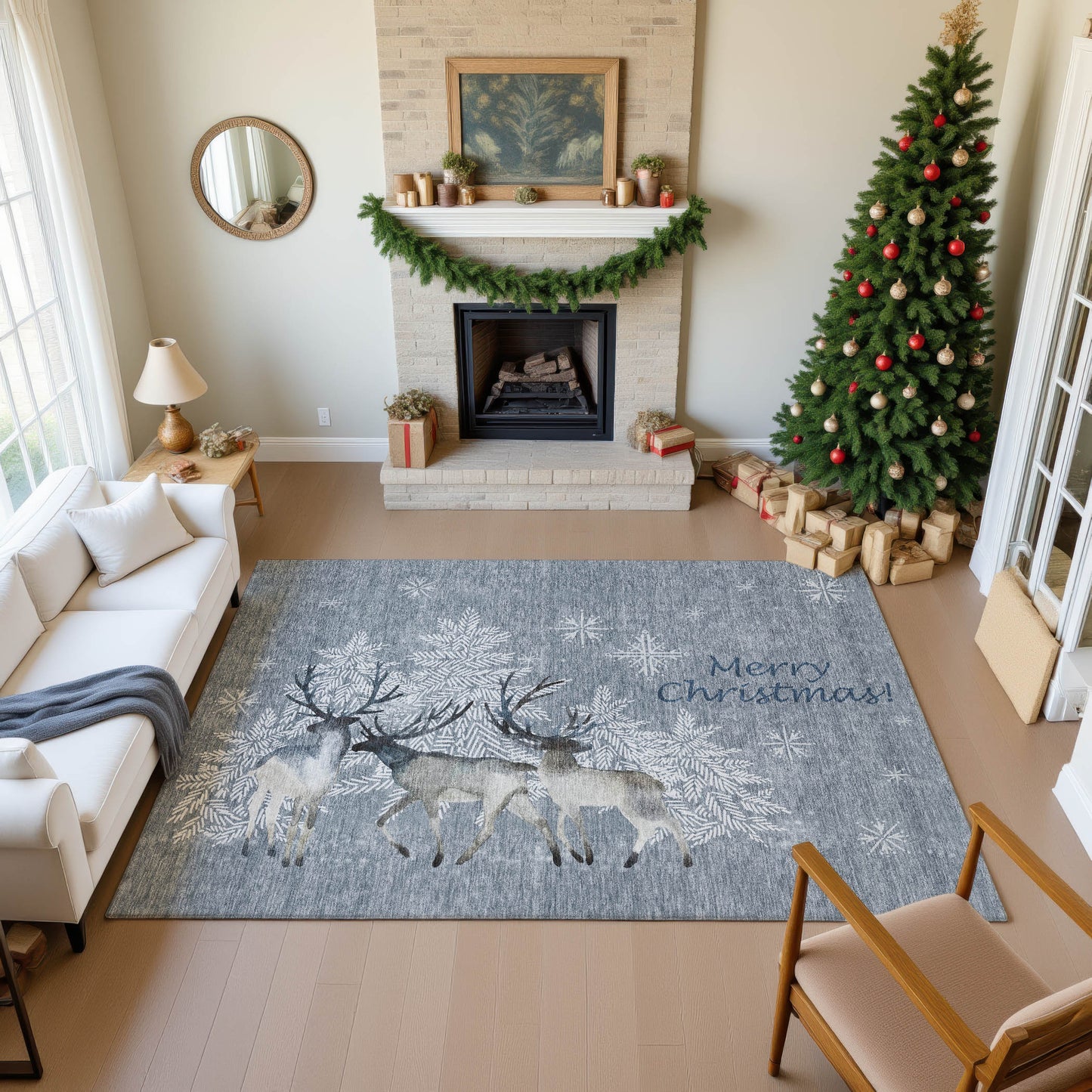 Dalyn Rugs Merry & Bright  Gray  Holiday