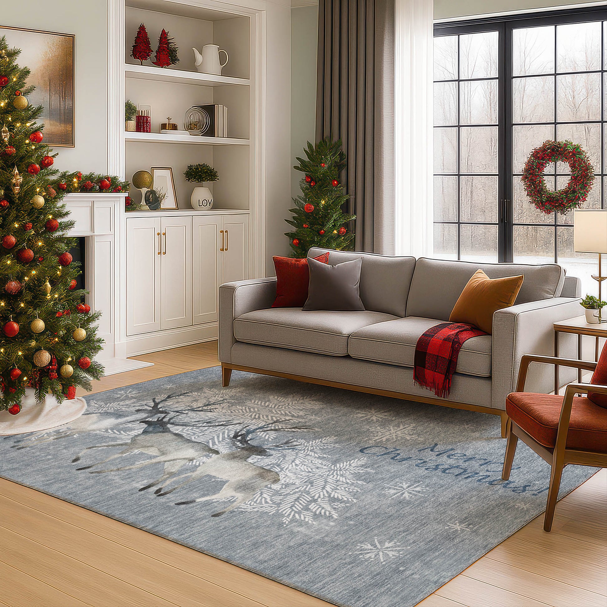 Dalyn Rugs Merry & Bright  Gray  Holiday