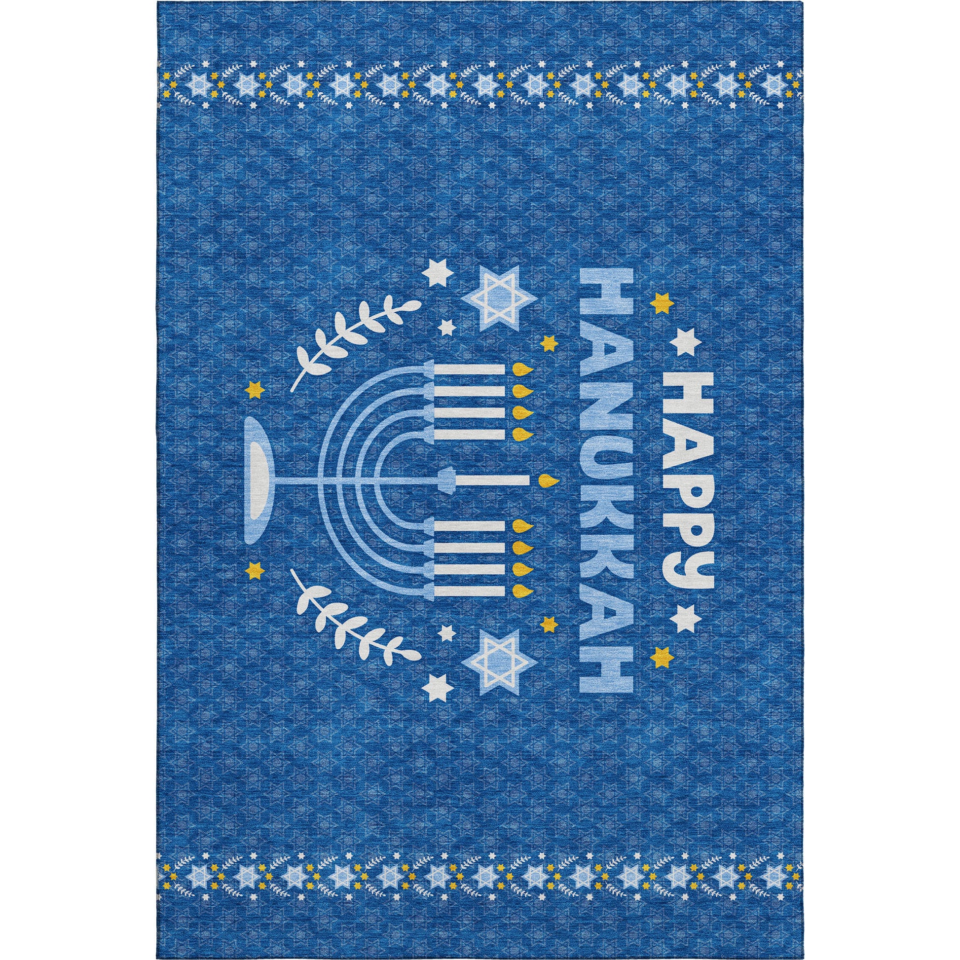 Dalyn Rugs Merry & Bright  Blue  Hanukkah