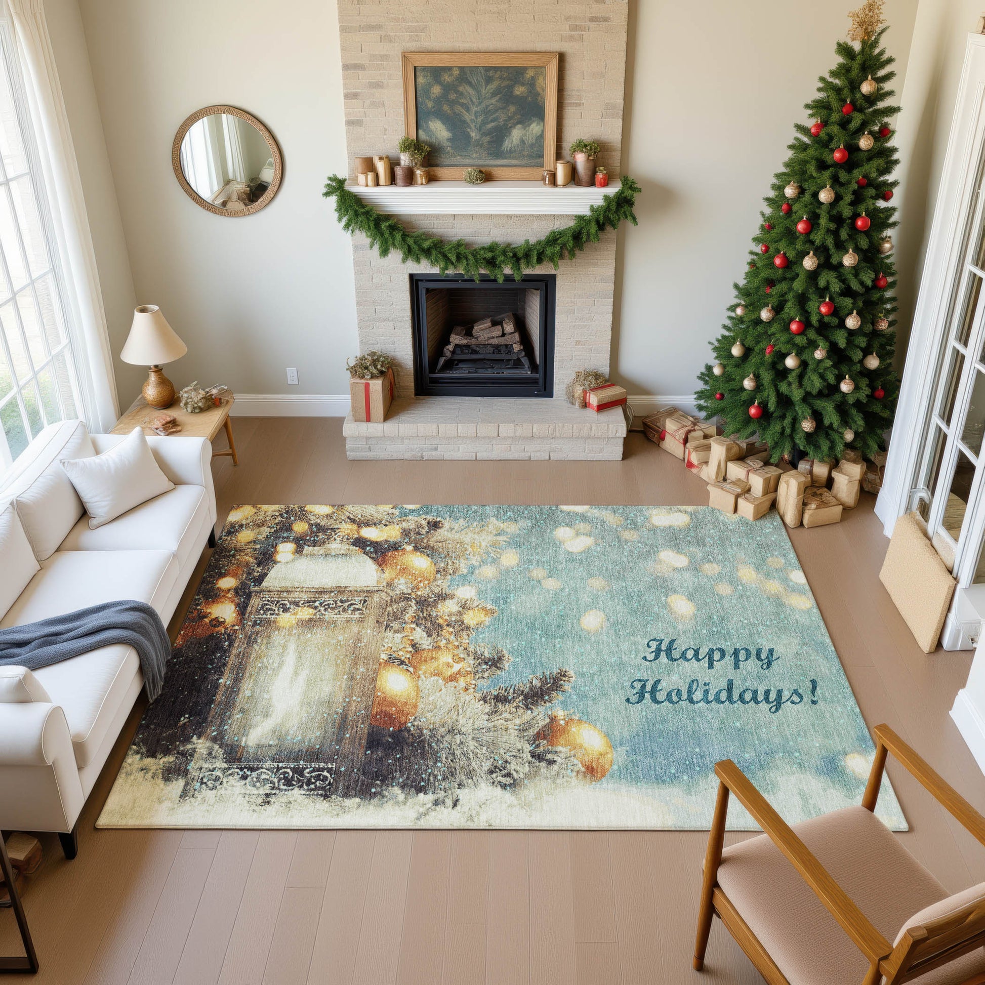 Dalyn Rugs Merry & Bright  Skydust  Holiday
