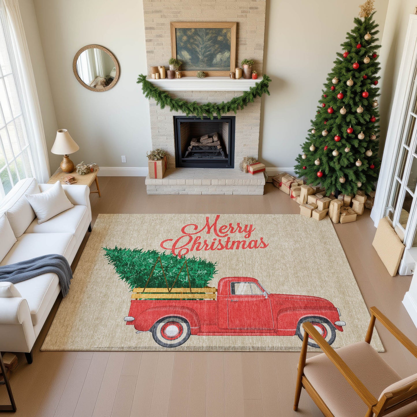 Dalyn Rugs Merry & Bright  Putty  Holiday