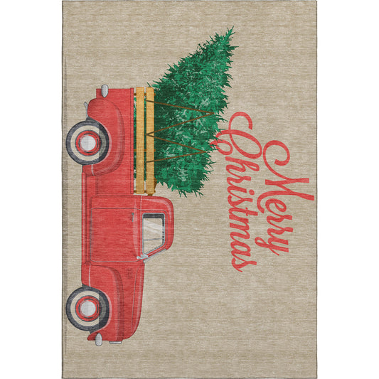 Dalyn Rugs Merry & Bright  Putty  Holiday