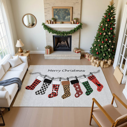 Dalyn Rugs Merry & Bright  Silver  Holiday