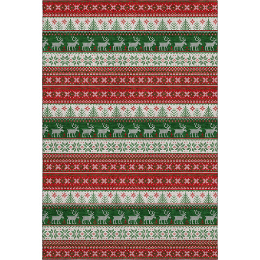 Dalyn Rugs Merry & Bright  Red  Holiday