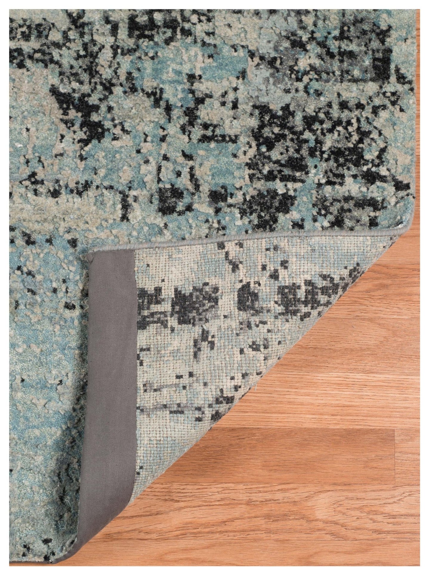 Limited MORWELL MO - 427 GRAYISH BLUE Transitional Knotted Rug - Rugs - Limited - Atlanta Designer Rugs