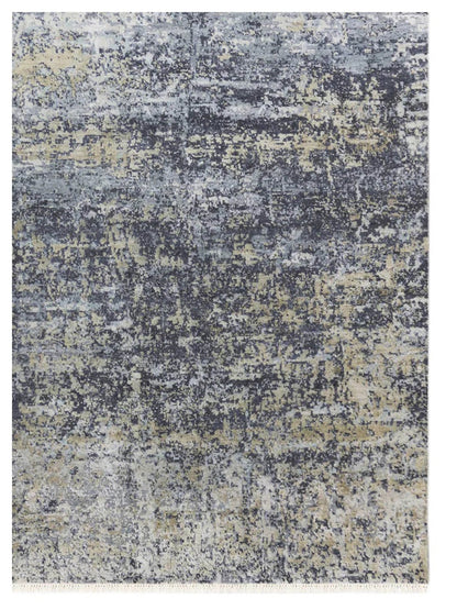 Limited MORWELL MO - 426 Gray Gold Transitional Knotted Rug - Rugs - Limited - Atlanta Designer Rugs