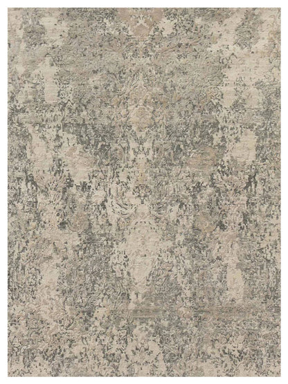Limited MORWELL MO - 403 Light Gray Transitional Knotted Rug - Rugs - Limited - Atlanta Designer Rugs