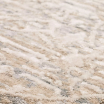 Karastan Solitude  Cream Dark Grey Transitional