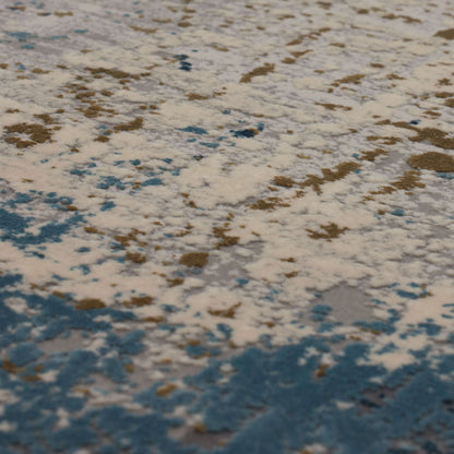 Karastan Tryst  Blue  Modern/Contemporary