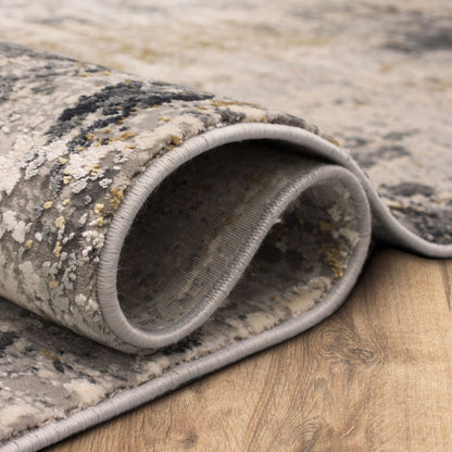 Karastan Tryst  Grey  Modern/Contemporary