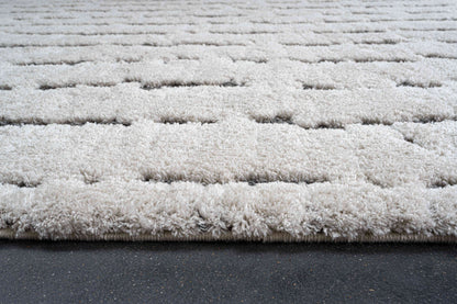 Dynamic Rugs Masai 14001 Ivory Modern Machine-Made Rug