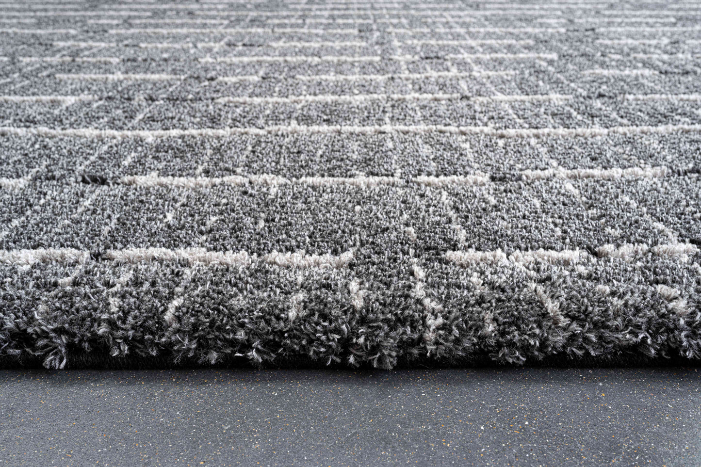 Dynamic Rugs Masai 14002 Black White Modern Machine-Made Rug