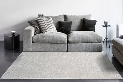 Dynamic Rugs Masai 14005 Beige Modern Machine-Made Rug