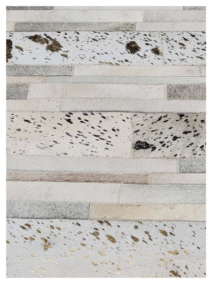 Artisan Olivia Metallic Grey Gold Silver Contemporary Crafted Rug - Rugs - Artisan - Atlanta Designer Rugs