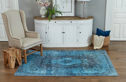 Momeni Afshar AFS-9 Blue Traditional Machine Made Rug