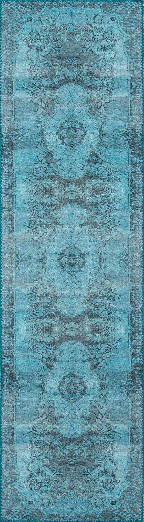 Momeni Afshar AFS-9 Blue Traditional Machine Made Rug