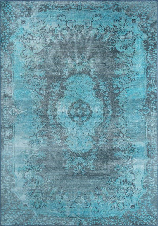 Momeni Afshar AFS-9 Blue Traditional Machine Made Rug