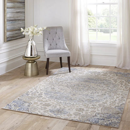 Momeni Amelia AM-01 Beige Traditional Machine Made Rug