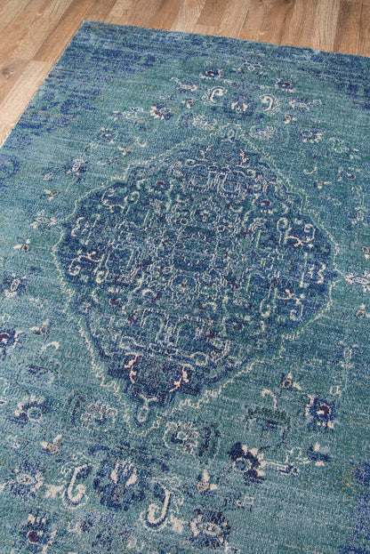 Momeni Amelia AM-02 Denim Traditional Machine Made Rug