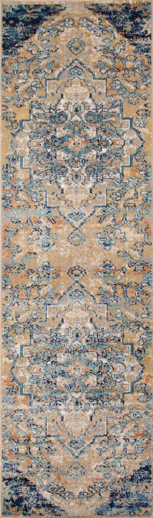 Momeni Amelia AM-03 Navy Traditional Machine Made Rug