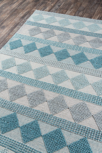 Momeni Andes AND-5 Blue Contemporary Hand Woven Rug