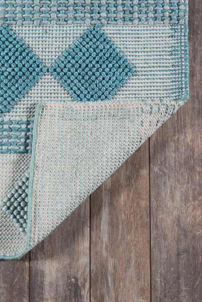 Momeni Andes AND-5 Blue Contemporary Hand Woven Rug