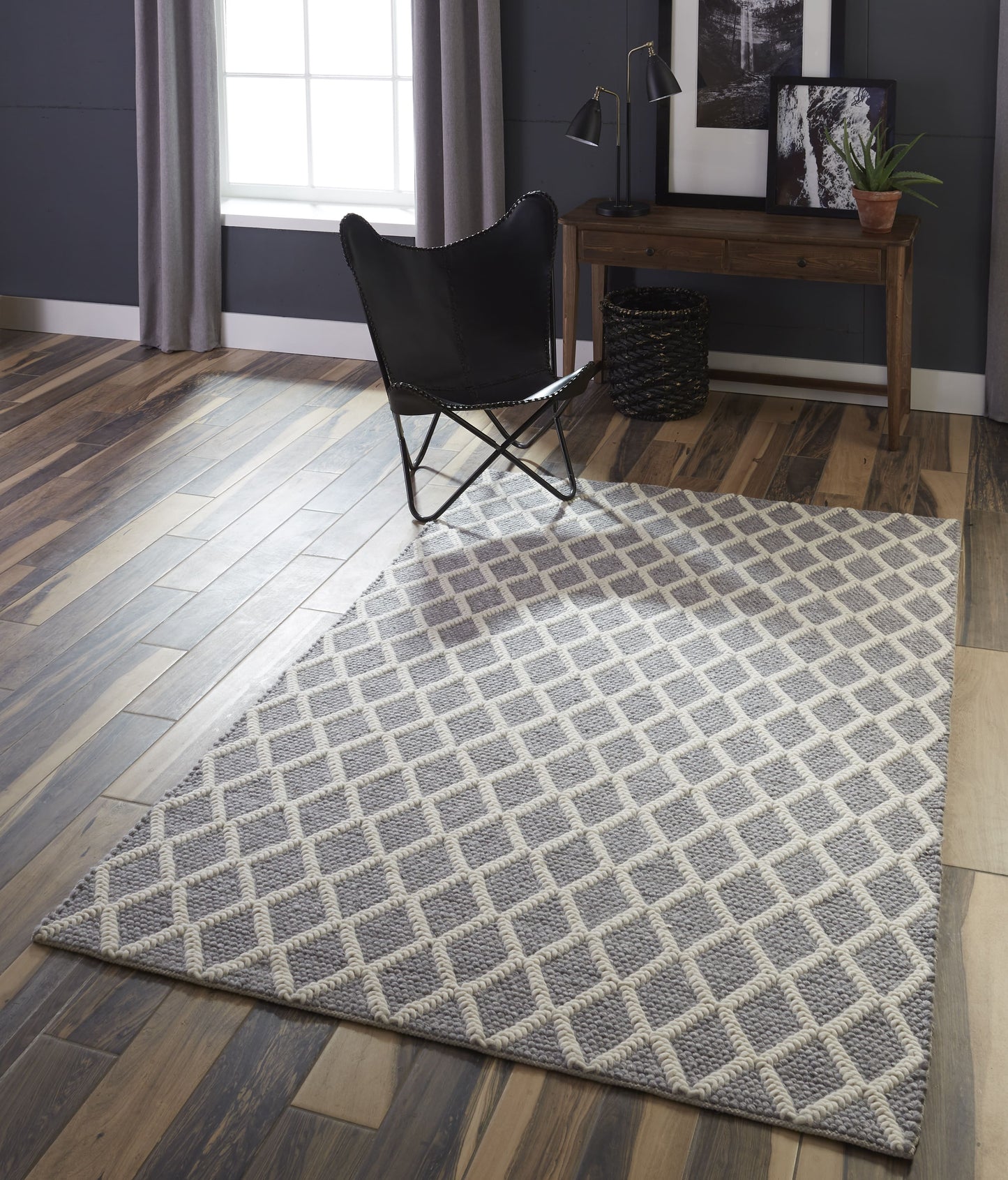 Momeni Andes AND-7 Grey Contemporary Hand Woven Rug