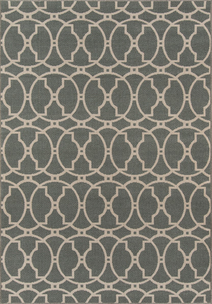 Momeni Baja BAJ11 Grey Contemporary Machine Made Rug