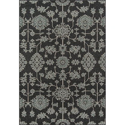 Momeni Baja BAJ23 Charcoal Traditional Machine Made Rug