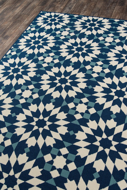 Momeni Baja BAJ30 Navy Contemporary Machine Made Rug