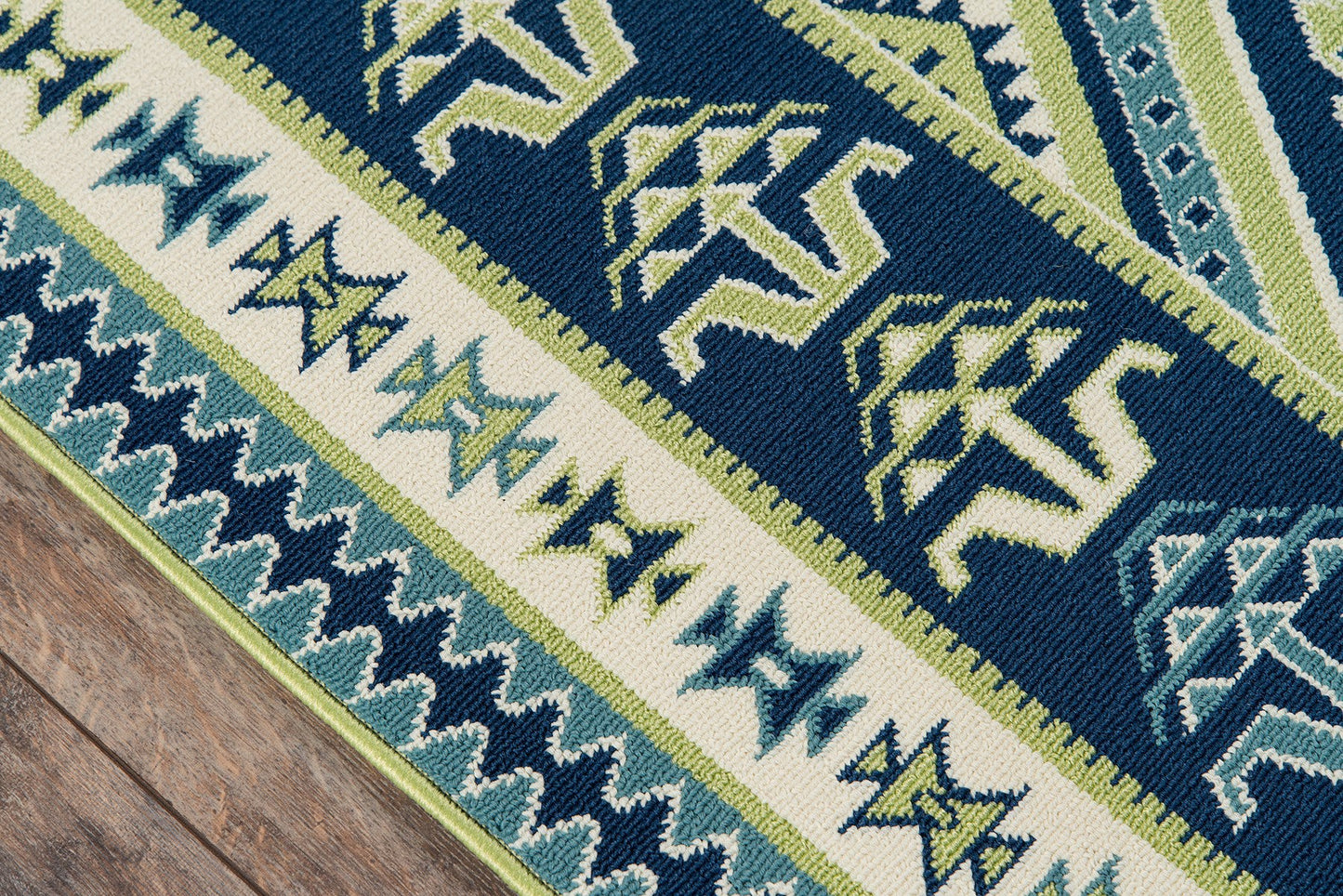 Momeni Baja BAJ31 Green Contemporary Machine Made Rug