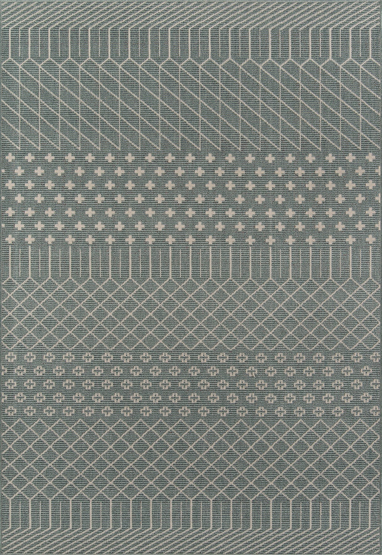 Momeni Baja BAJ32 Sage Contemporary Machine Made Rug