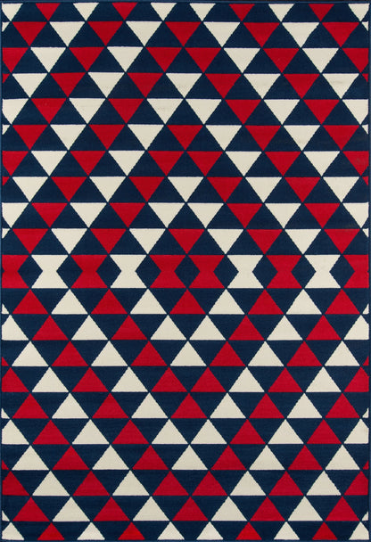 Momeni Baja BAJ-5 Red Contemporary Machine Made Rug