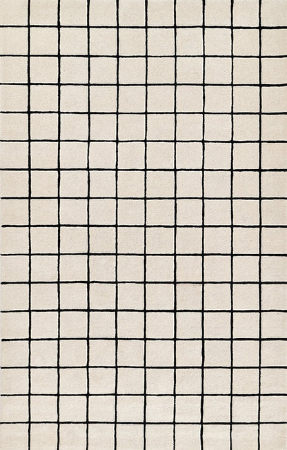 Momeni Form FRM-3 Ivory Contemporary Hand Tufted Rug