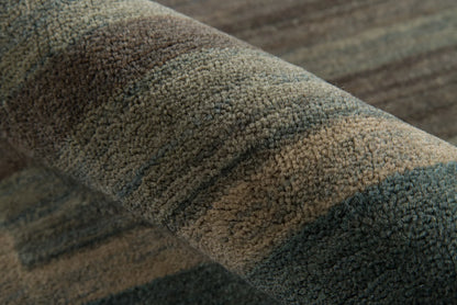 Momeni Gramercy GM-15 Blue Contemporary Hand Loomed Rug