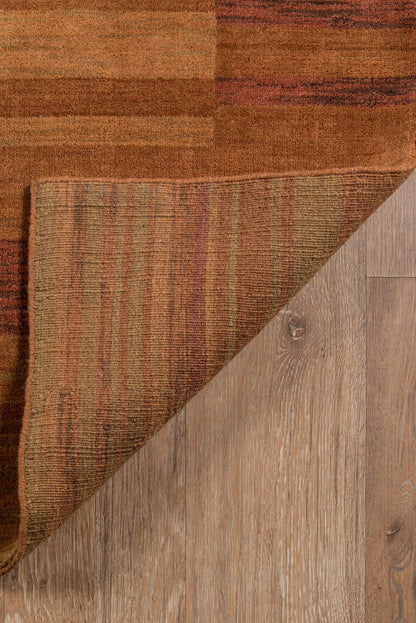 Momeni Gramercy GM-15 Rust Contemporary Hand Loomed Rug