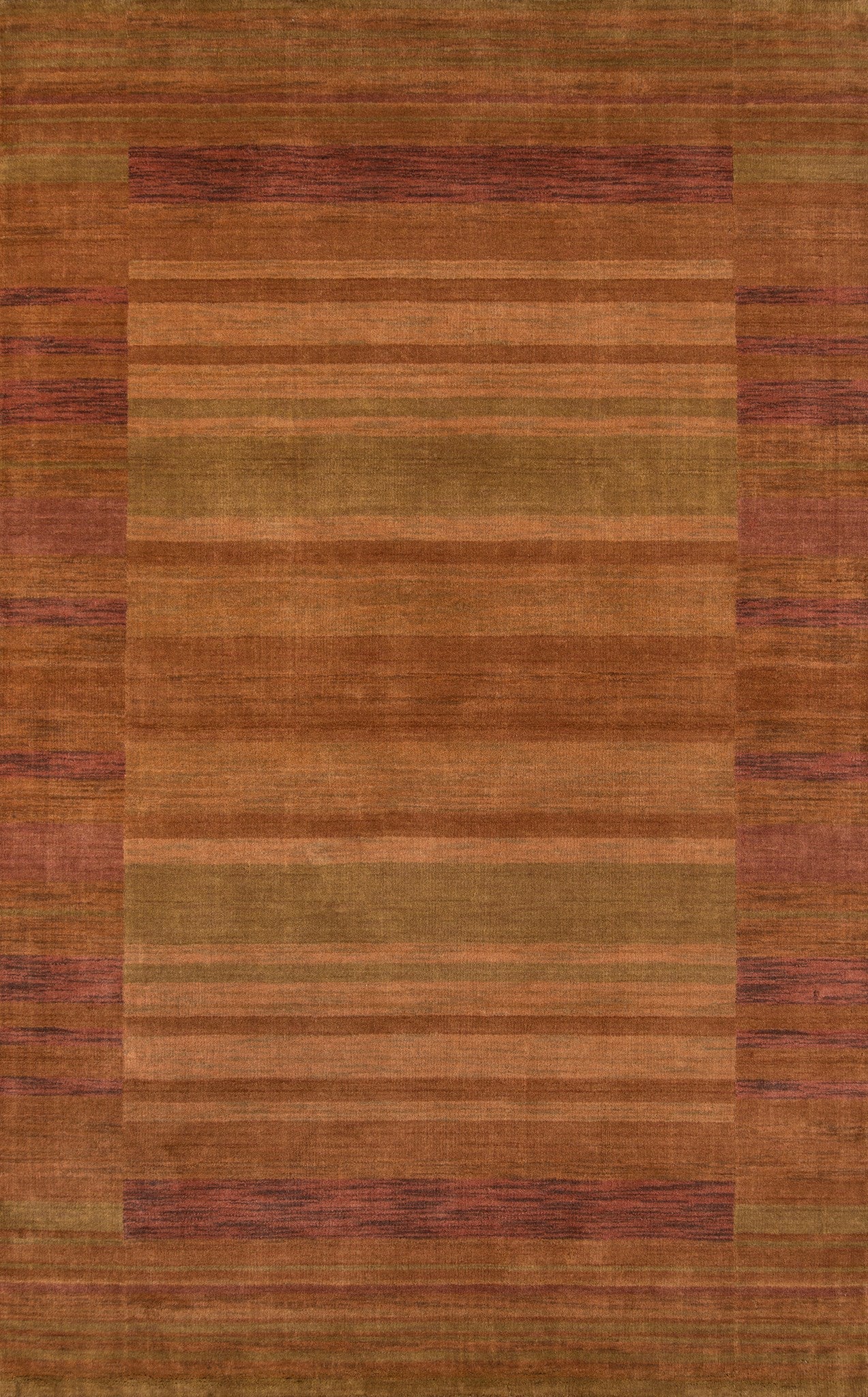Momeni Gramercy GM-15 Rust Contemporary Hand Loomed Rug