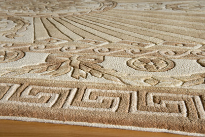 Momeni Harmony HA-15 Light Brown Transitional Hand Tufted Rug