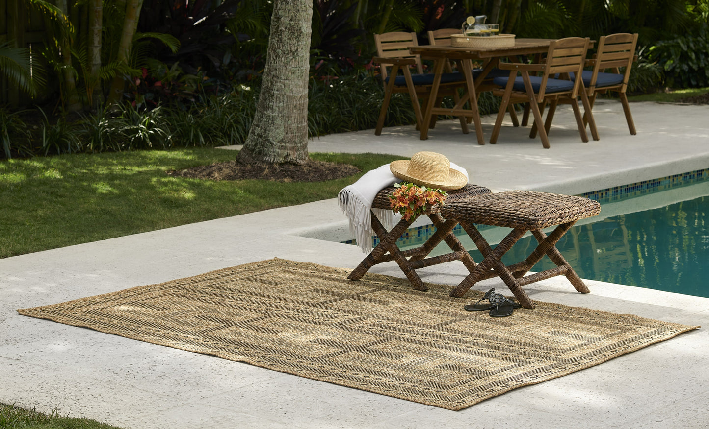 Momeni Hampton HAM-2 Natural Transitional Machine Made Rug