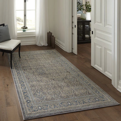 Momeni Kerman KE-06 Taupe Traditional Machine Made Rug