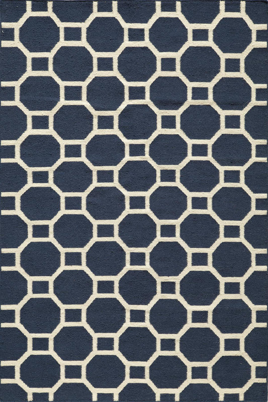 Momeni Laguna LG-01 Navy Contemporary Hand Woven Rug