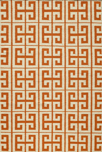 Momeni Laguna LG-05 Orange Contemporary Hand Woven Rug