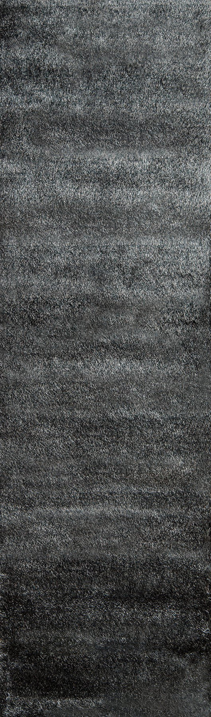 Momeni Luster Shag LS-01 Carbon Contemporary Hand Tufted Rug