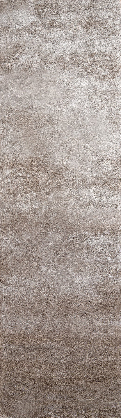 Momeni Luster Shag LS-01 Grey Contemporary Hand Tufted Rug