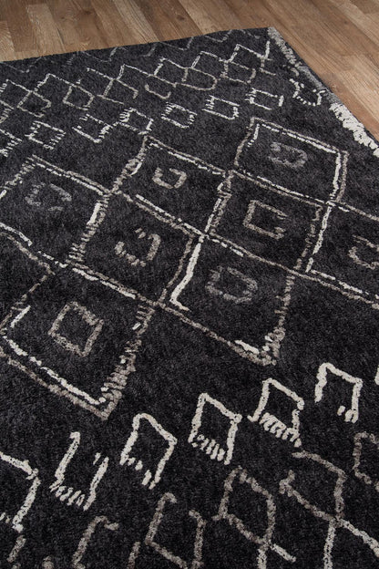 Momeni Margaux MGX-3 Black Contemporary Table Tufted Rug