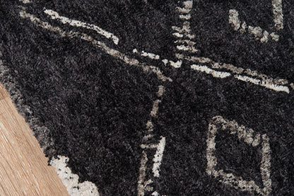 Momeni Margaux MGX-3 Black Contemporary Table Tufted Rug