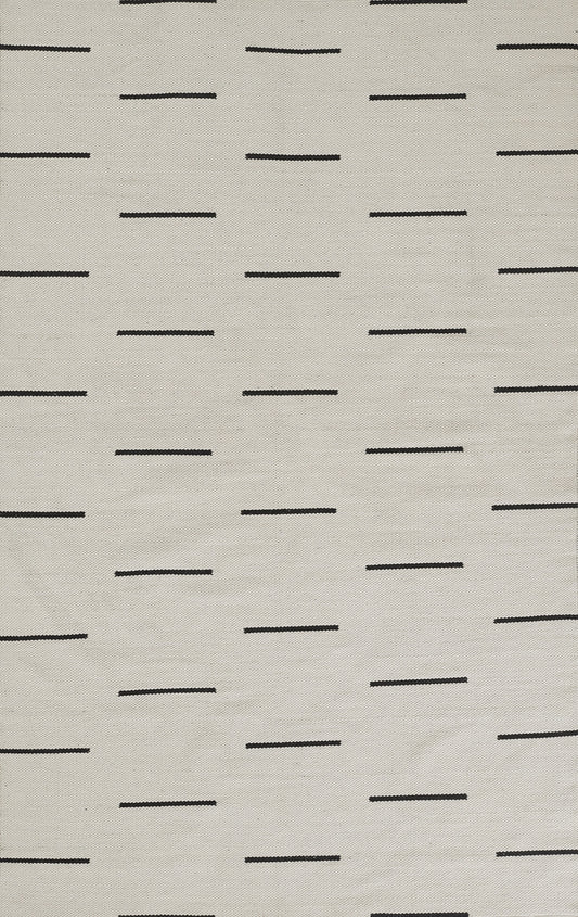 Novogratz Malmo MLO-1 Ivory Contemporary Hand Woven Rug