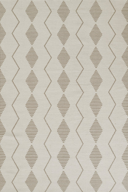 Novogratz Malmo MLO-3 Ivory Contemporary Hand Woven Rug